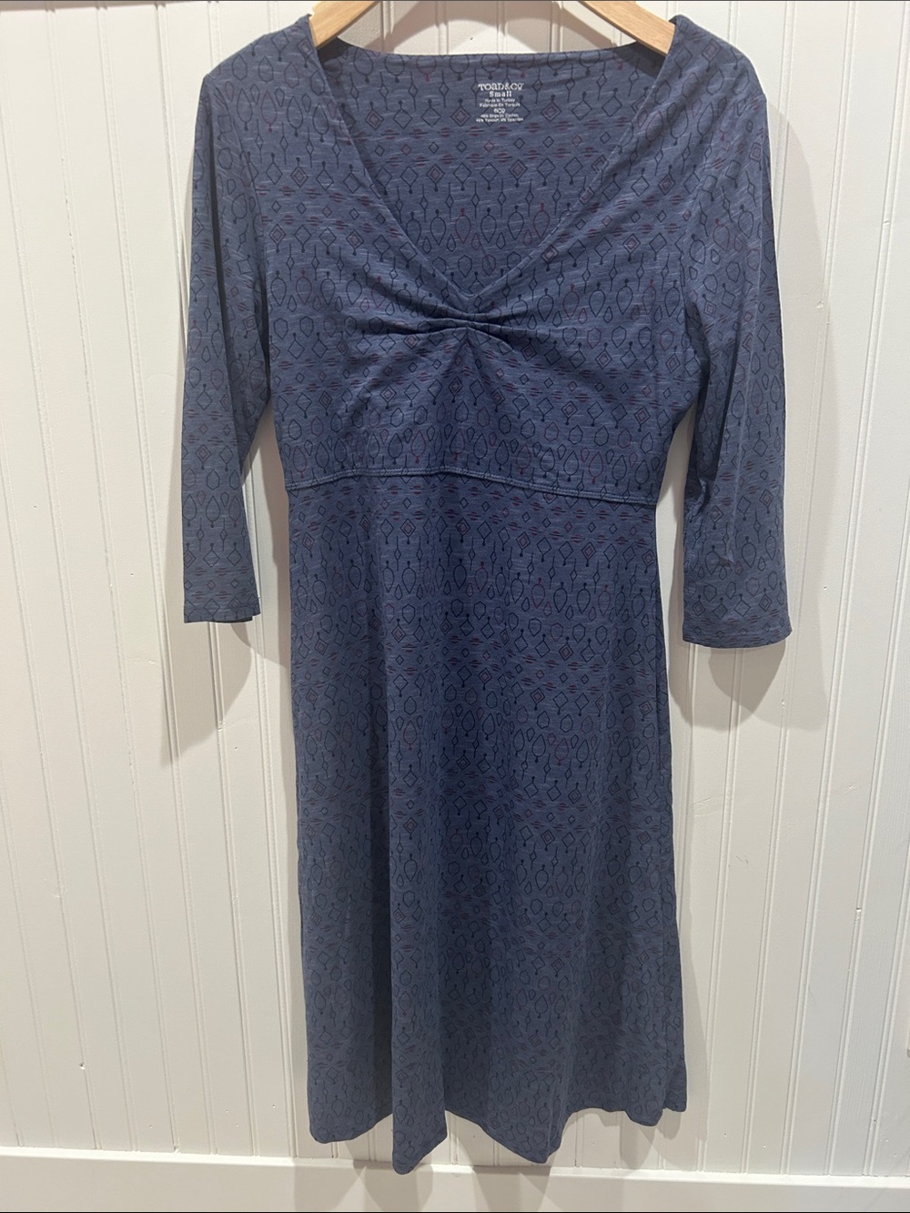 Toad&Co Navy Rosalinda Dress